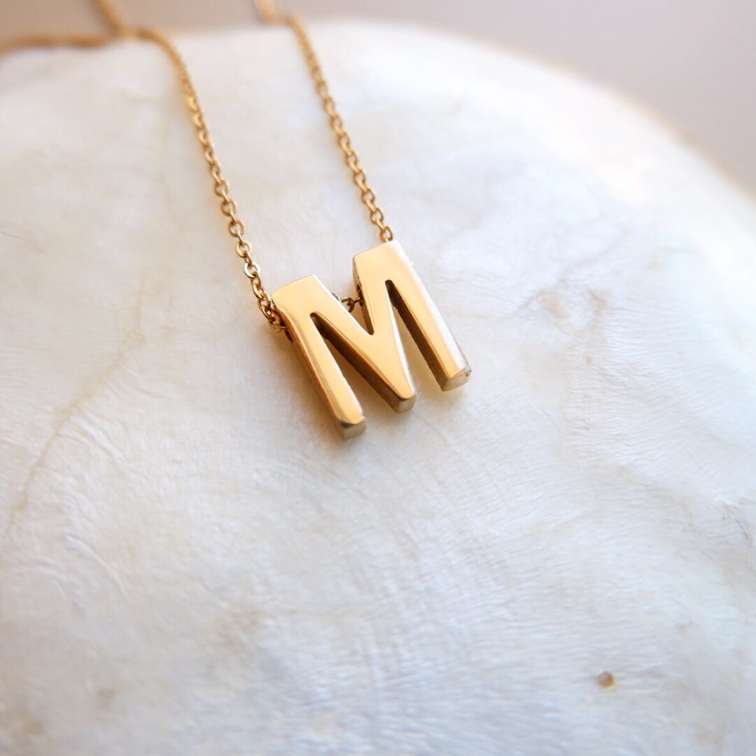 M necklace