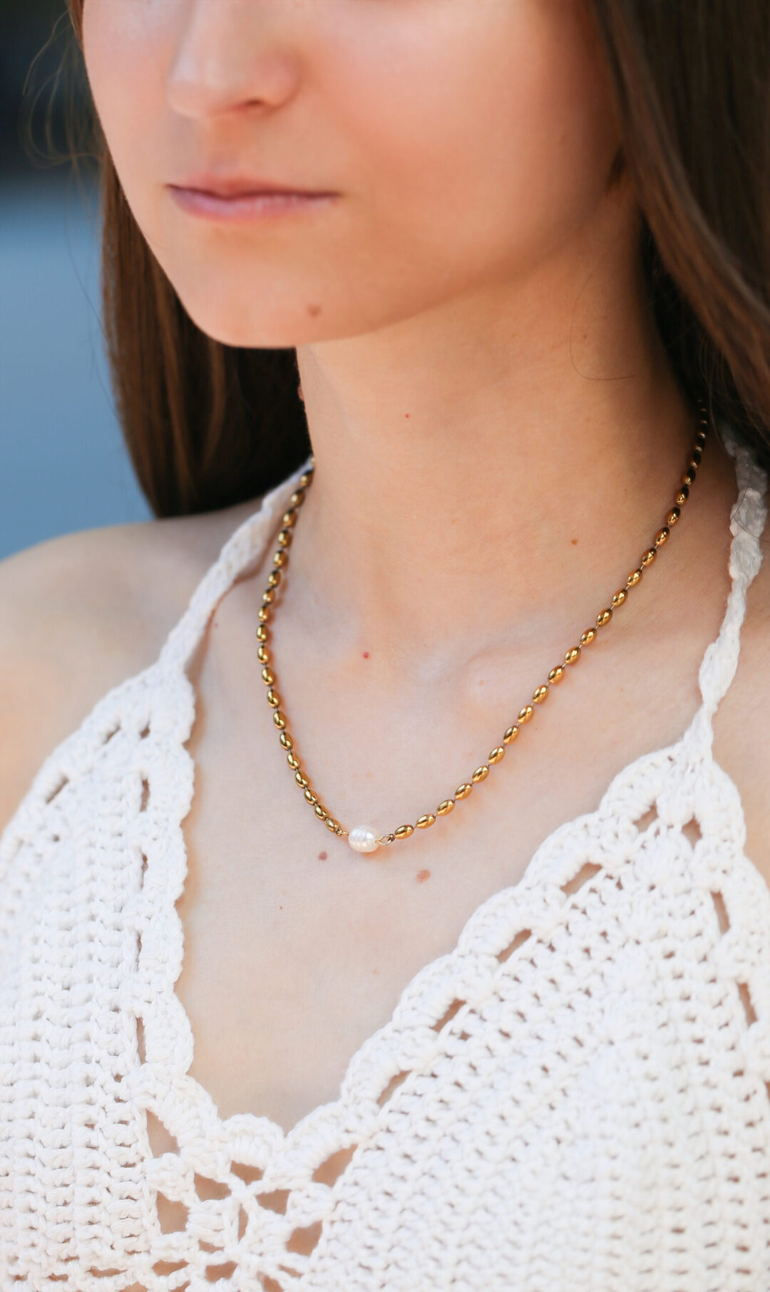 Adora Pearl Necklace - Image 4